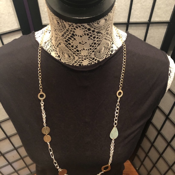 Gold & Silver Necklace - Picture 3 of 4